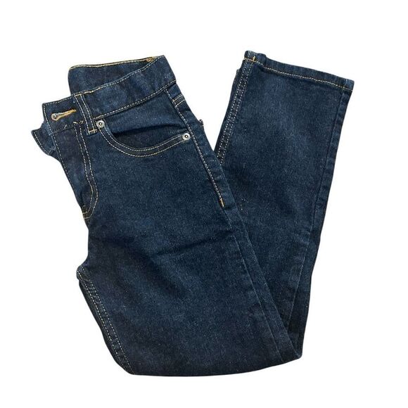 Wonder Nation Boys Size 8 Straight Jeans Blue Adjustable Waist Denim - Picture 1 of 8